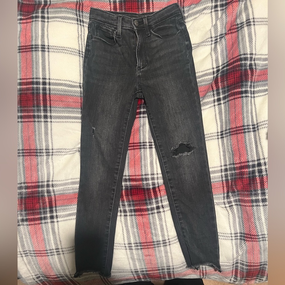 Old Navy Kids Black Distressed Jeans
